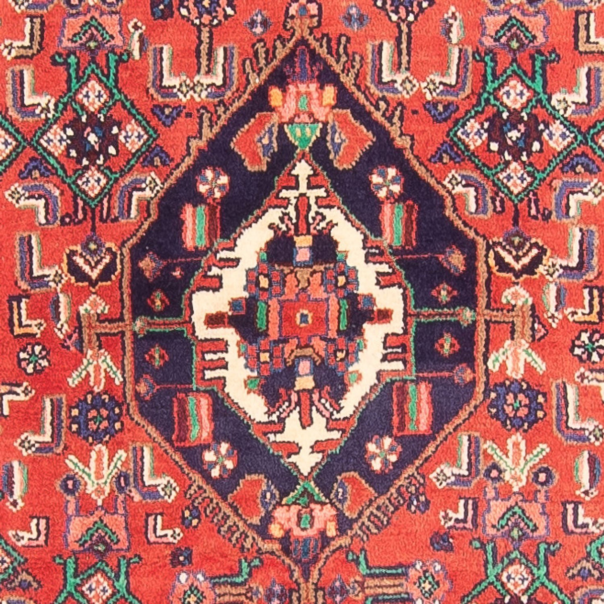 Alfombra de pasillo Alfombra persa - Nómada - 322 x 113 cm - rojo