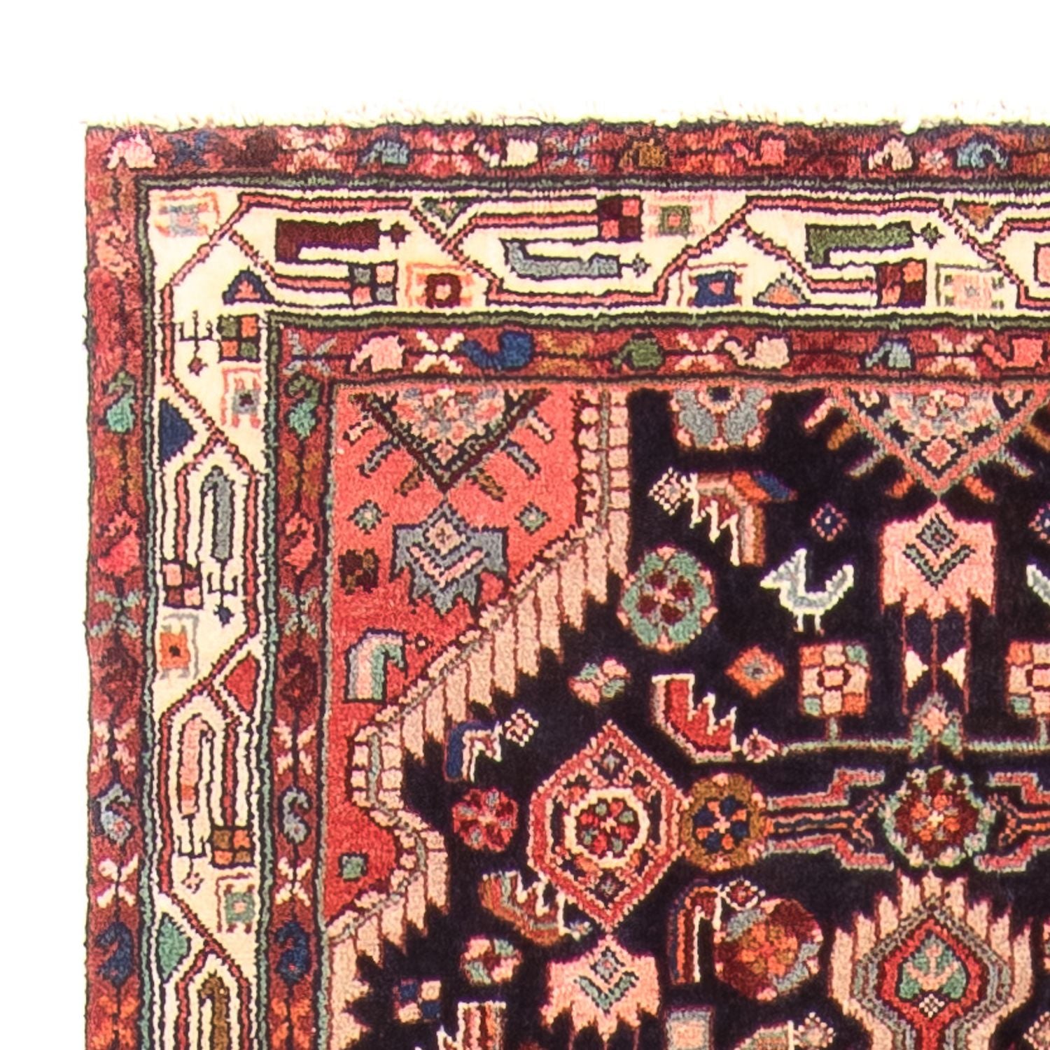 Alfombra de pasillo Alfombra persa - Nómada - 307 x 97 cm - azul oscuro