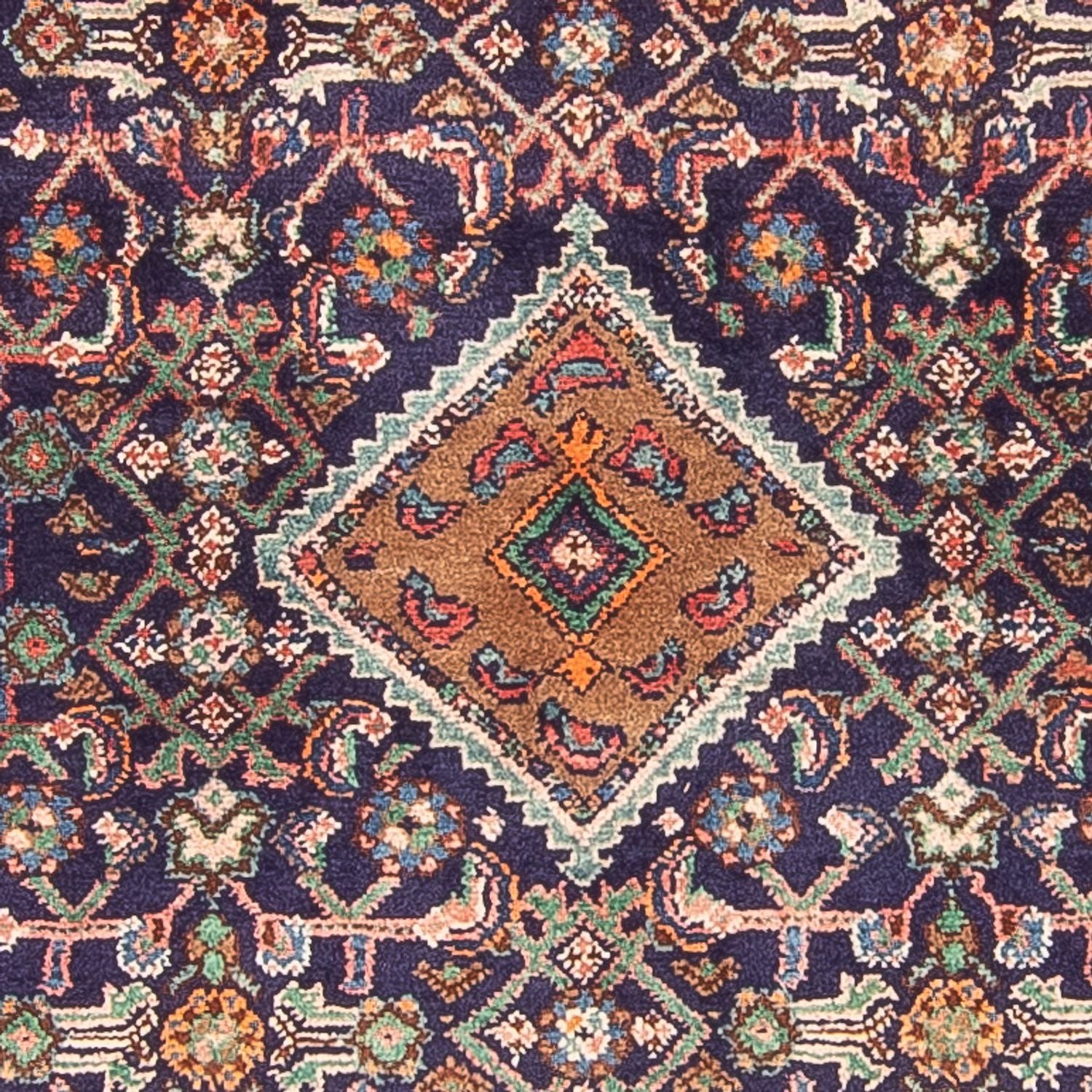 Alfombra de pasillo Alfombra persa - Nómada - 324 x 111 cm - azul oscuro