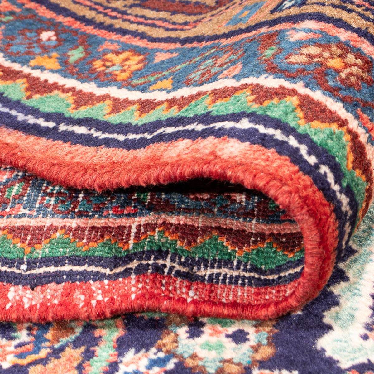 Alfombra de pasillo Alfombra persa - Nómada - 324 x 111 cm - azul oscuro