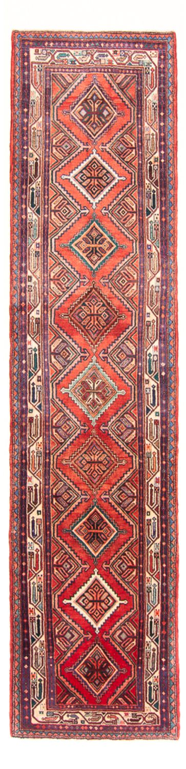 Alfombra de pasillo Alfombra persa - Nómada - 355 x 101 cm - rojo