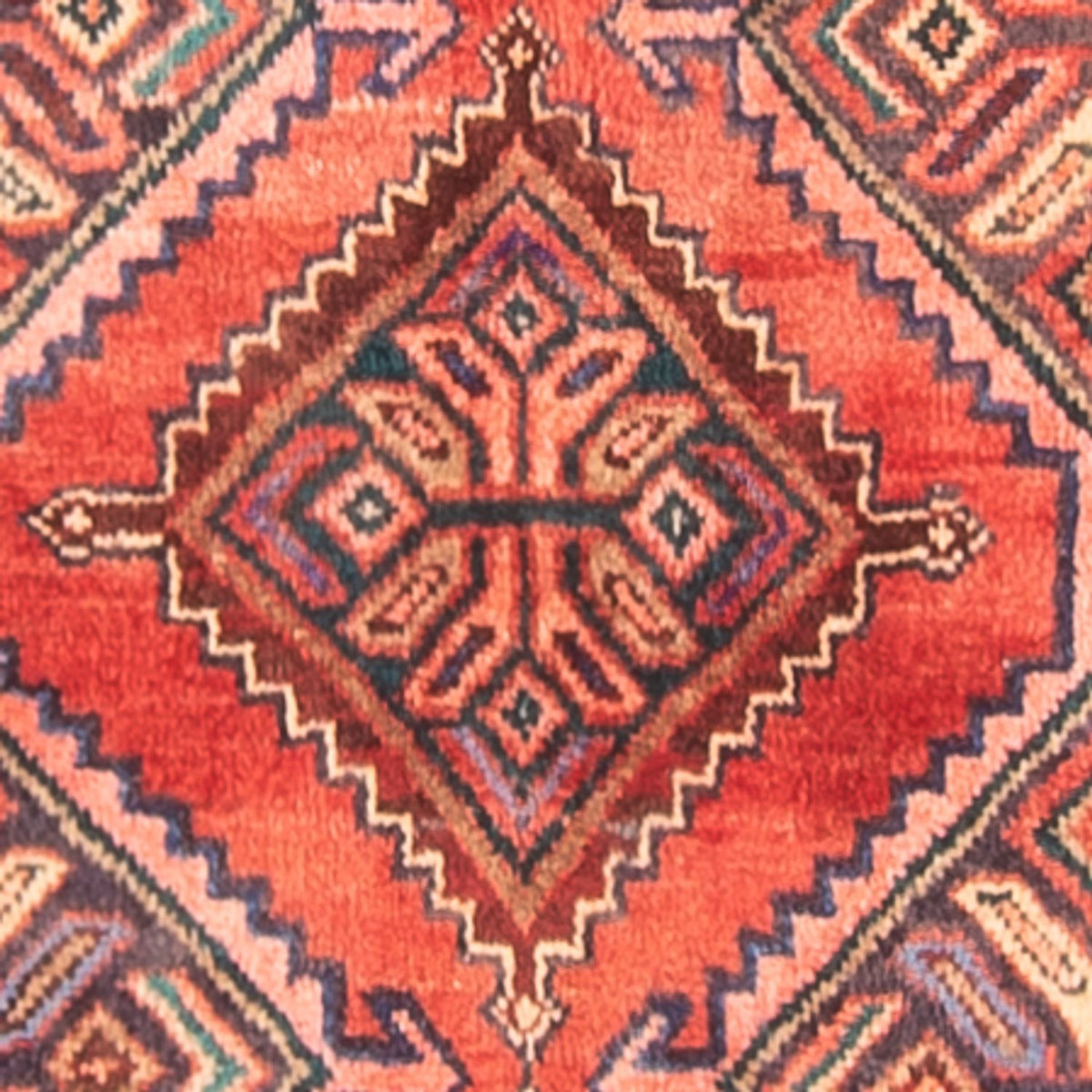 Alfombra de pasillo Alfombra persa - Nómada - 355 x 101 cm - rojo