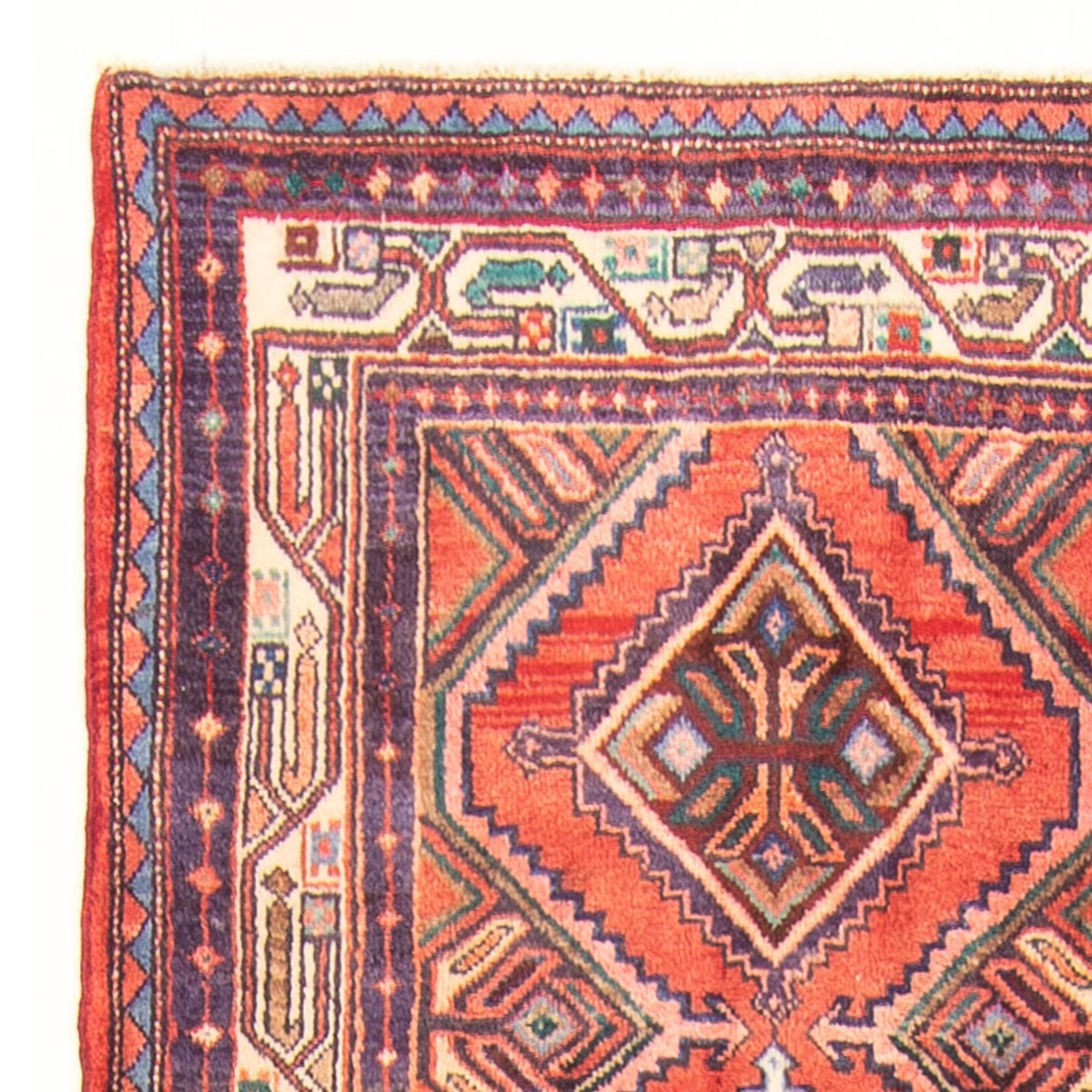 Ardabil Alfombra 101x355cm - Alfombra persa - rojo