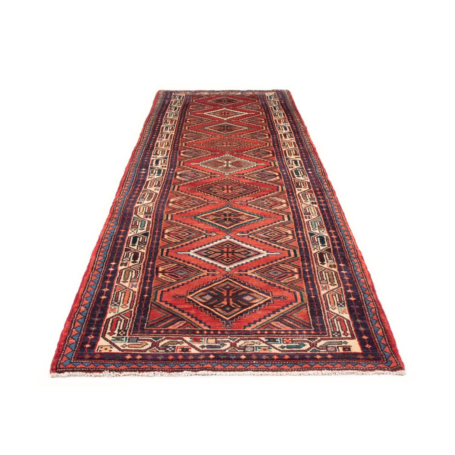 Alfombra de pasillo Alfombra persa - Nómada - 355 x 101 cm - rojo