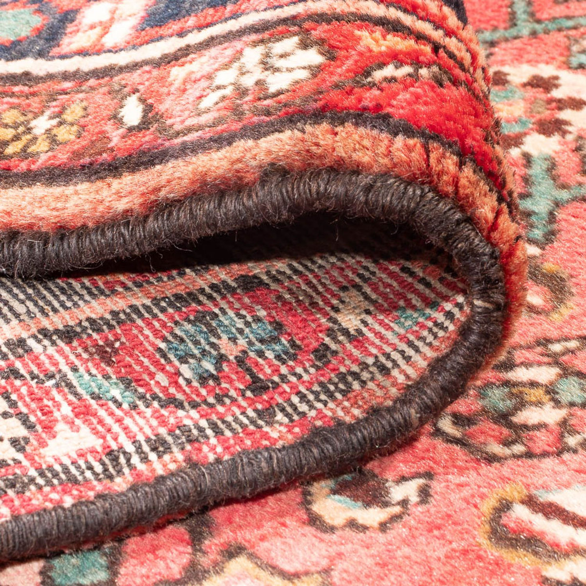 Alfombra de pasillo Alfombra persa - Nómada - 306 x 115 cm - rojo