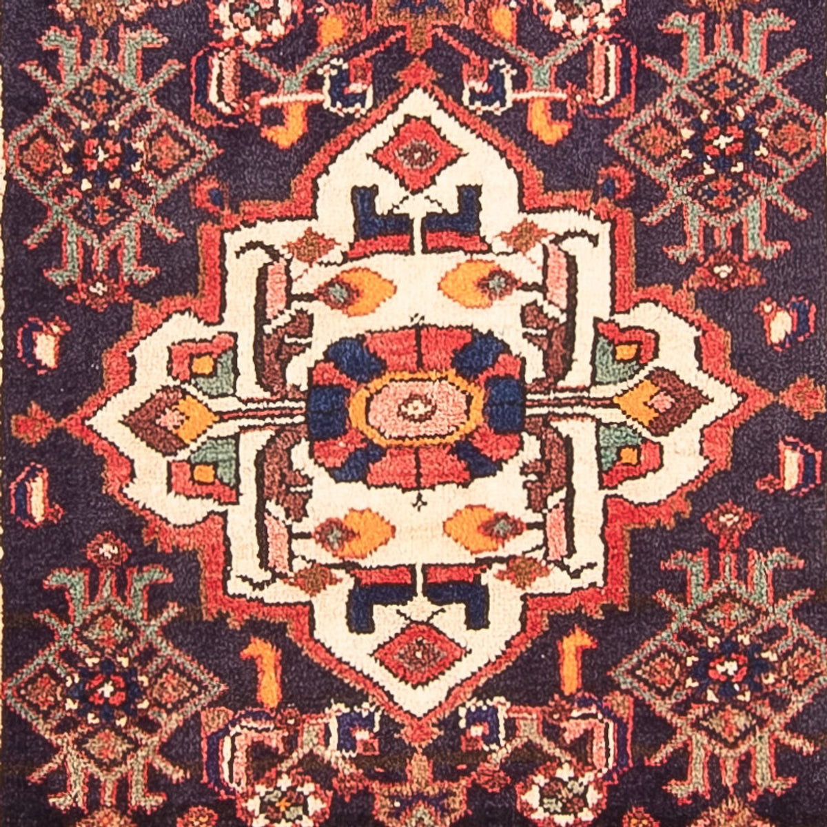 Alfombra de pasillo Alfombra persa - Nómada - 313 x 108 cm - azul oscuro