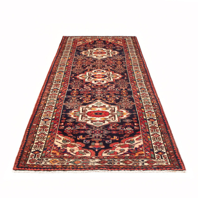 Alfombra de pasillo Alfombra persa - Nómada - 313 x 108 cm - azul oscuro
