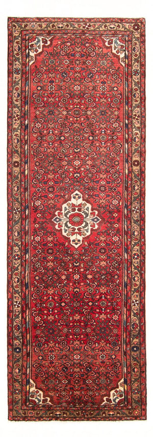 Alfombra de pasillo Alfombra persa - Nómada - 326 x 112 cm - rojo