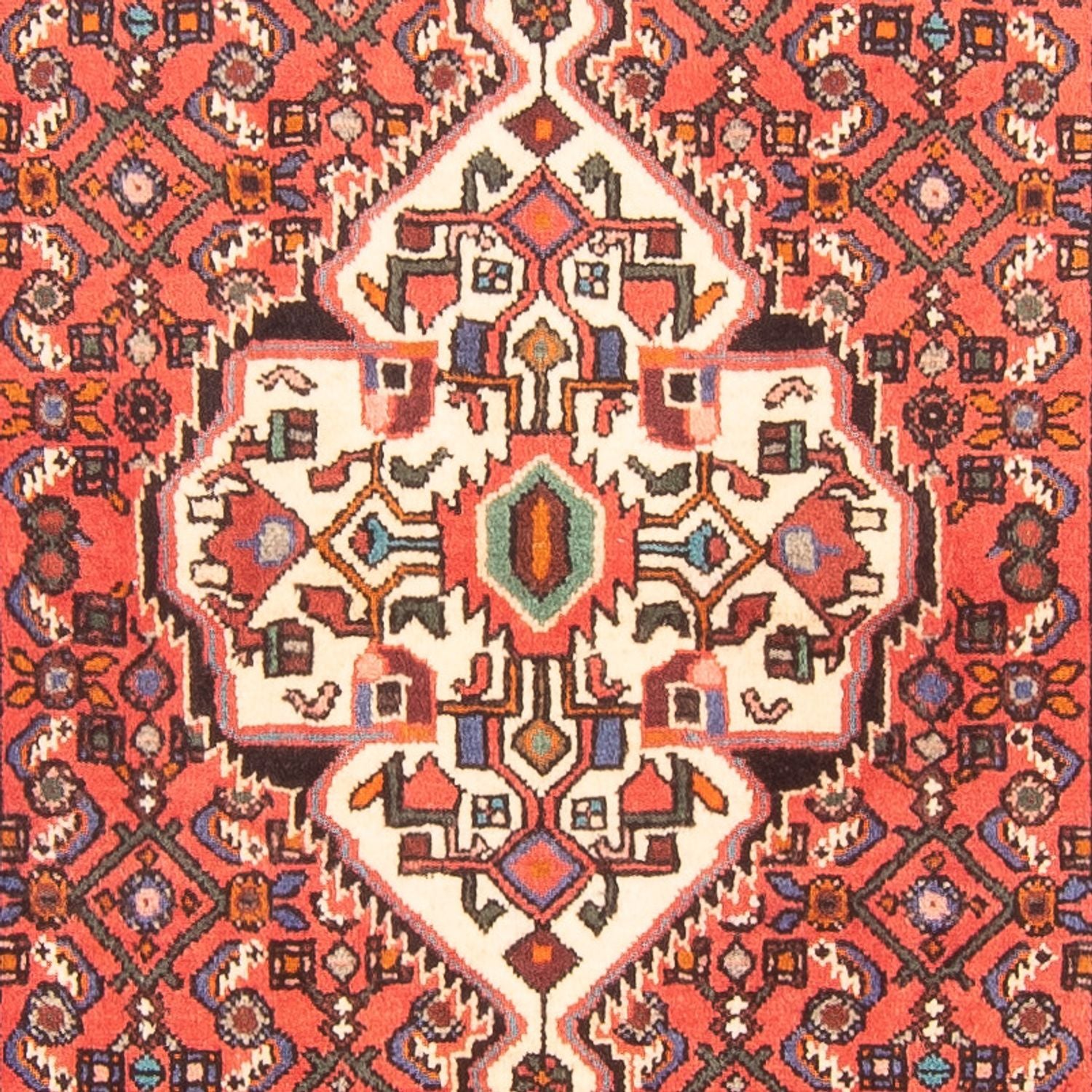 Alfombra de pasillo Alfombra persa - Nómada - 304 x 108 cm - rojo