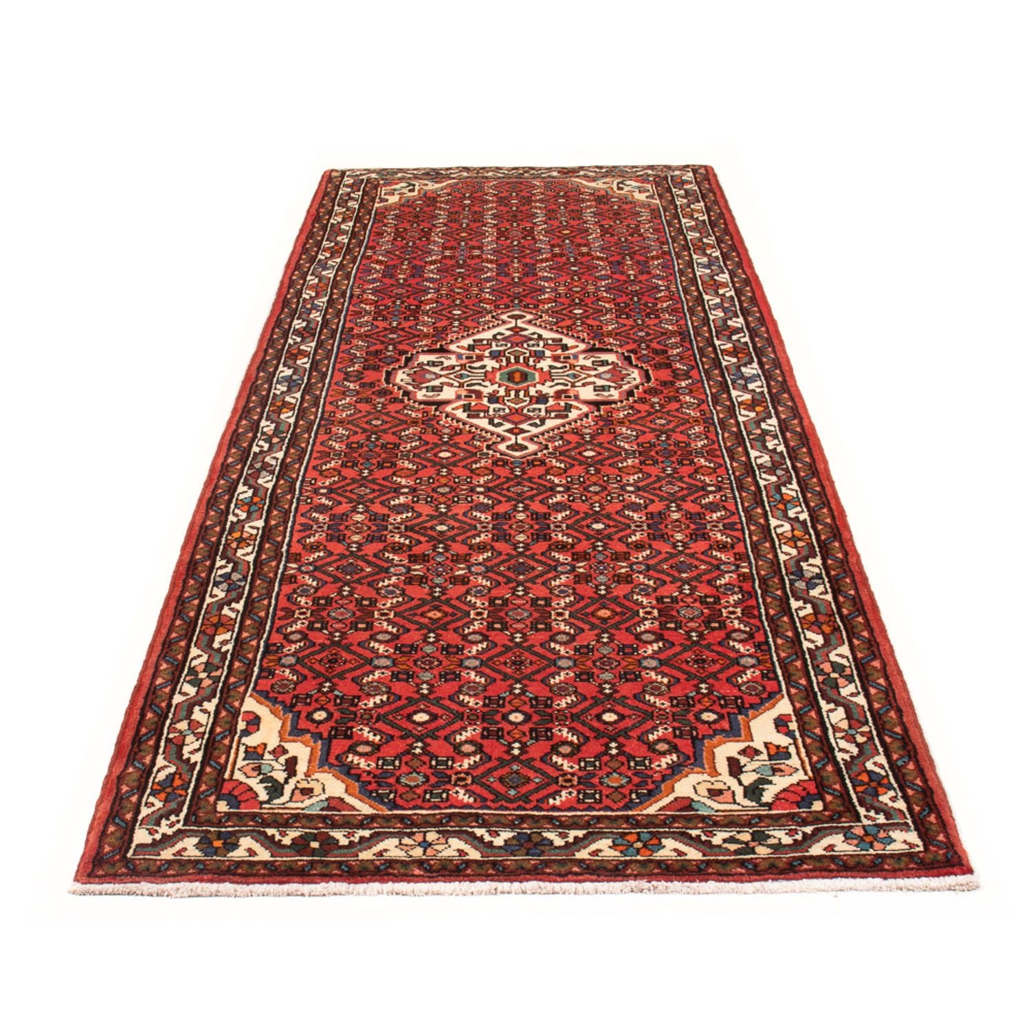 Alfombra de pasillo Alfombra persa - Nómada - 304 x 108 cm - rojo