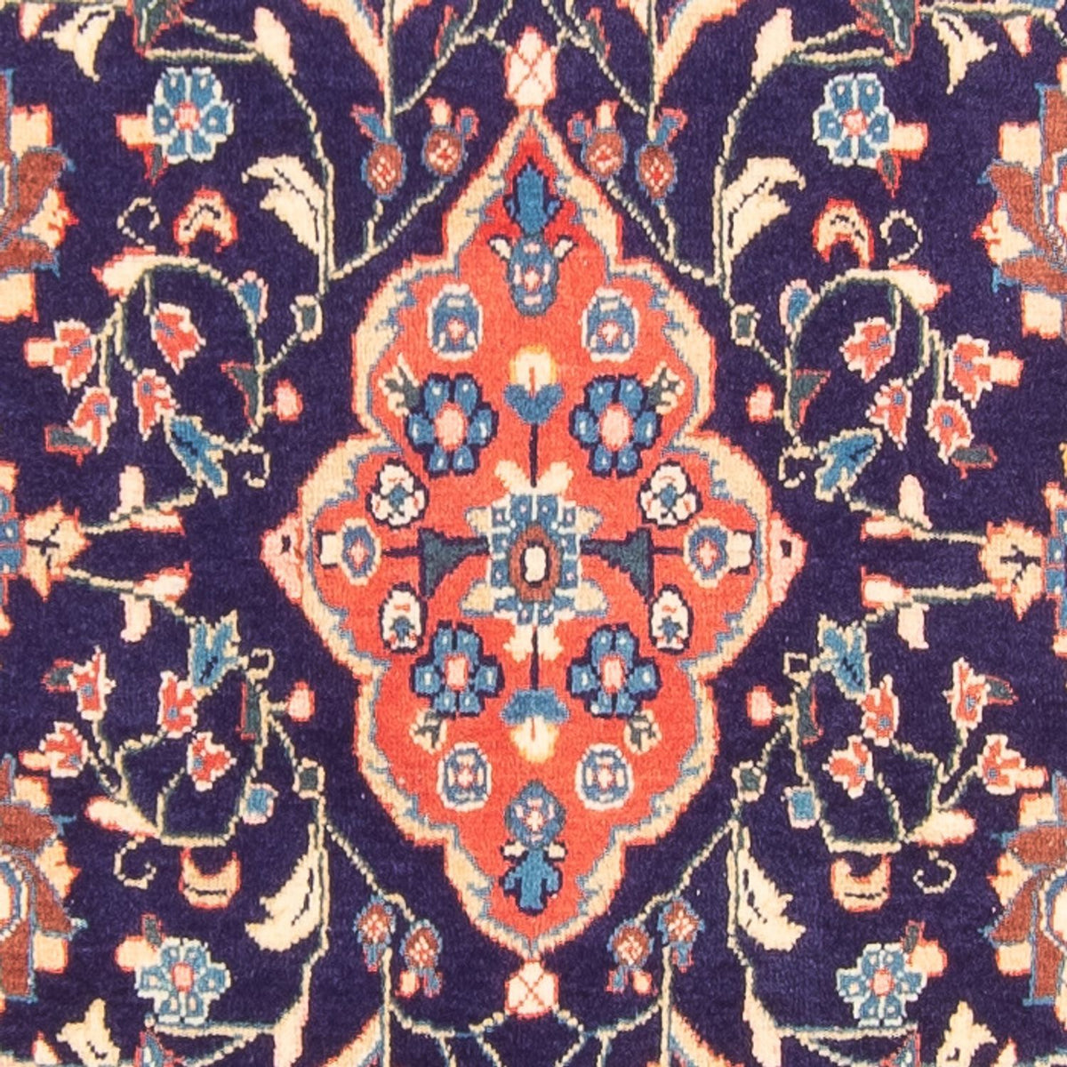 Alfombra de pasillo Alfombra persa - Clásica - 323 x 108 cm - azul oscuro