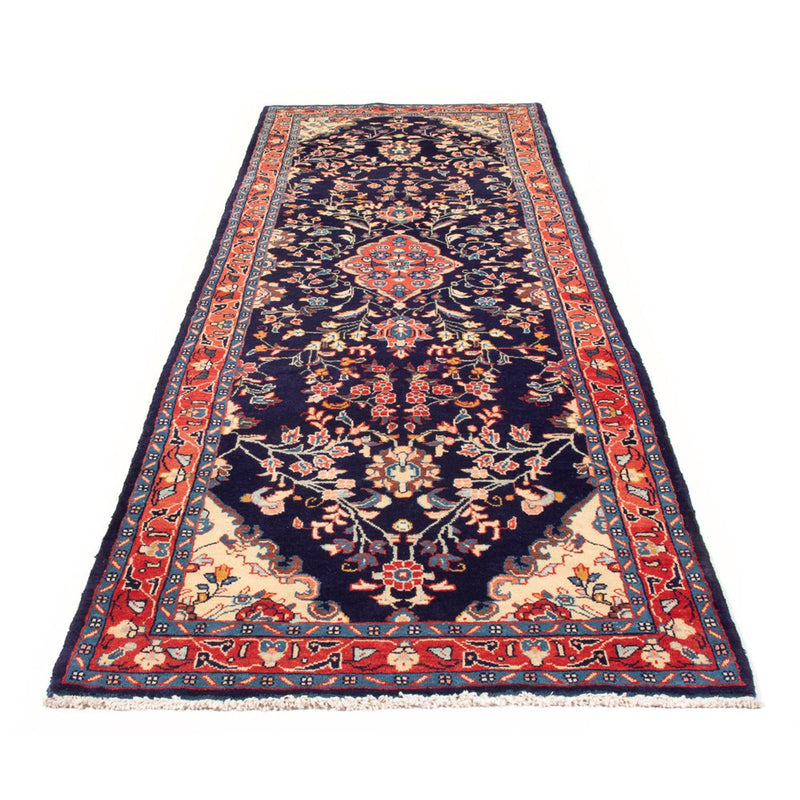Alfombra de pasillo Alfombra persa - Clásica - 323 x 108 cm - azul oscuro