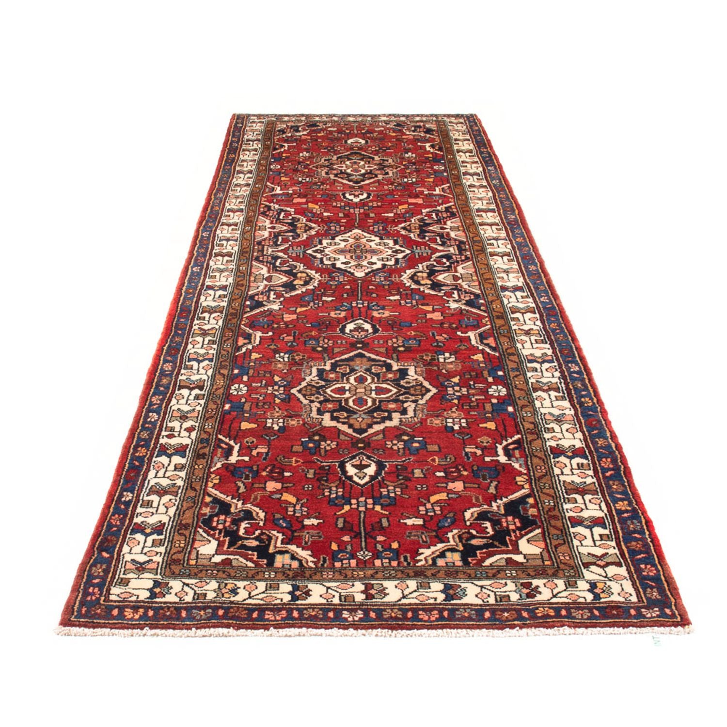 Alfombra de pasillo Alfombra persa - Nómada - 356 x 113 cm - rojo