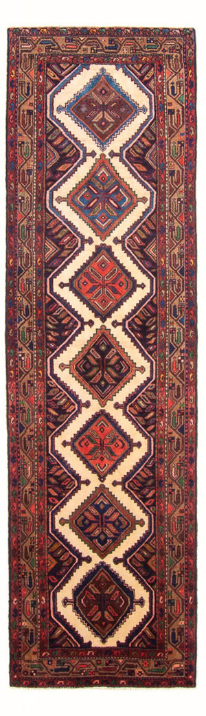 Alfombra de pasillo Alfombra persa - Nómada - 303 x 95 cm - crema