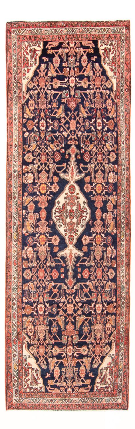 Alfombra de pasillo Alfombra persa - Nómada - 322 x 107 cm - azul oscuro