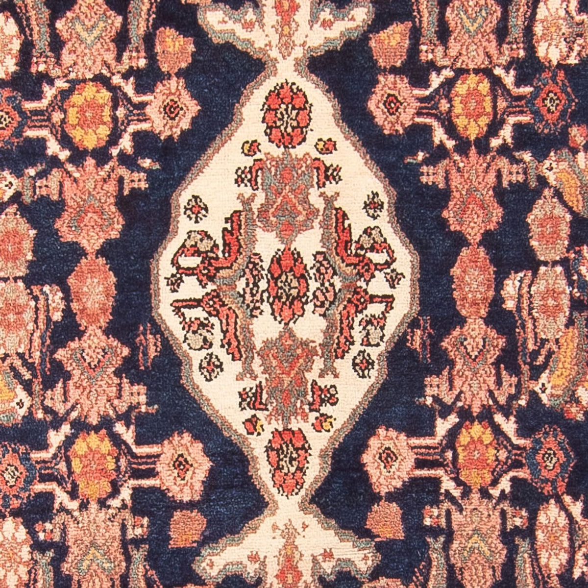 Alfombra de pasillo Alfombra persa - Nómada - 322 x 107 cm - azul oscuro