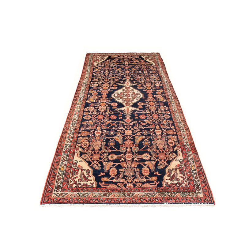 Alfombra de pasillo Alfombra persa - Nómada - 322 x 107 cm - azul oscuro