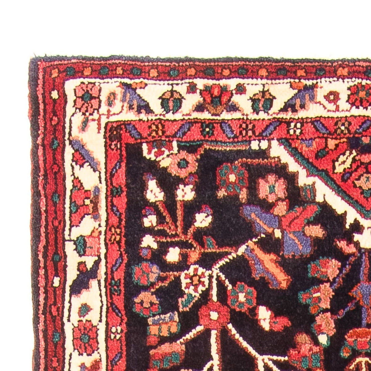 Alfombra de pasillo Alfombra persa - Nómada - 317 x 111 cm - azul oscuro