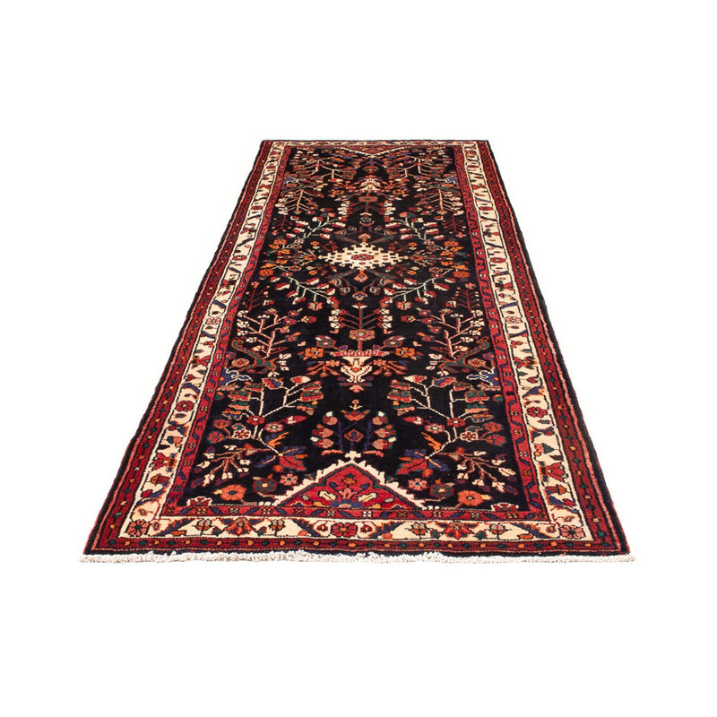 Alfombra de pasillo Alfombra persa - Nómada - 317 x 111 cm - azul oscuro