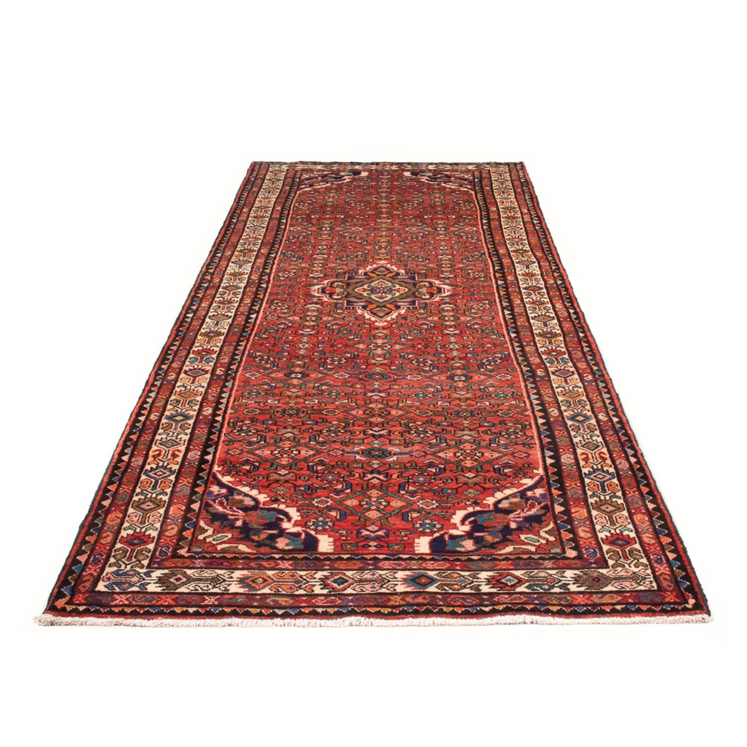 Alfombra de pasillo Alfombra persa - Nómada - 332 x 118 cm - rojo