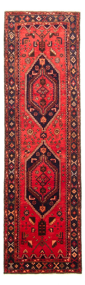 Alfombra de pasillo Alfombra persa - Bidjar - 314 x 110 cm - rojo