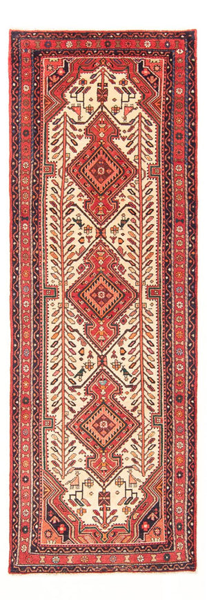 Alfombra de pasillo Alfombra persa - Nómada - 297 x 100 cm - crema