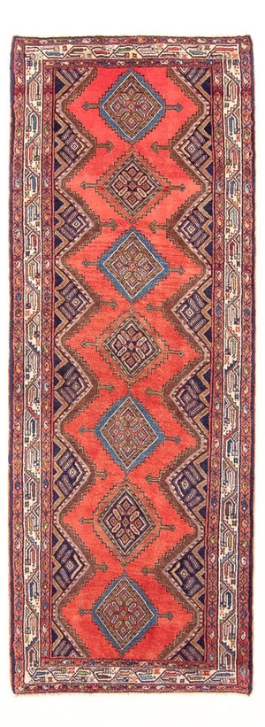 Alfombra de pasillo Alfombra persa - Nómada - 275 x 103 cm - rojo