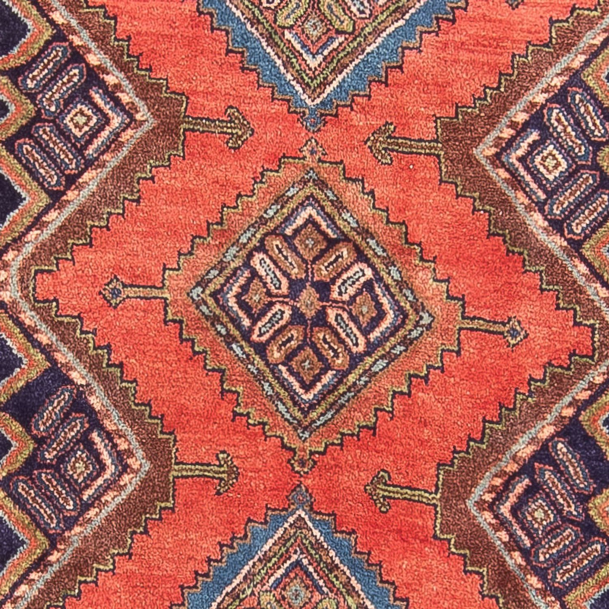 Alfombra de pasillo Alfombra persa - Nómada - 275 x 103 cm - rojo