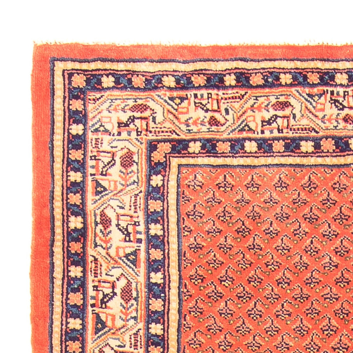 Alfombra de pasillo Alfombra persa - Nómada - 326 x 114 cm - rojo