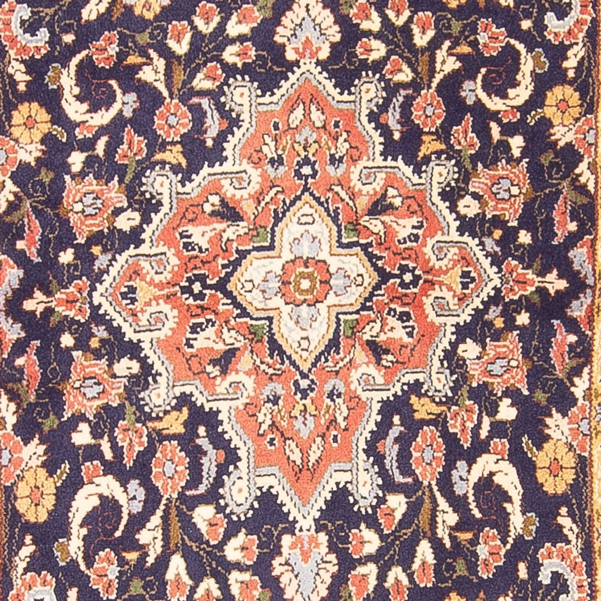 Alfombra de pasillo Alfombra persa - Nómada - 336 x 102 cm - azul oscuro