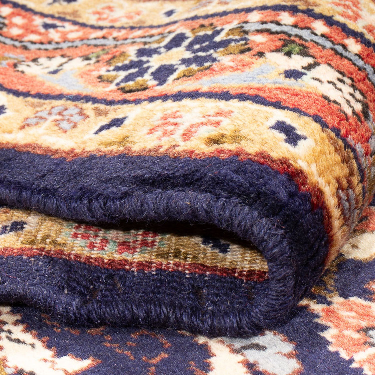 Alfombra de pasillo Alfombra persa - Nómada - 336 x 102 cm - azul oscuro