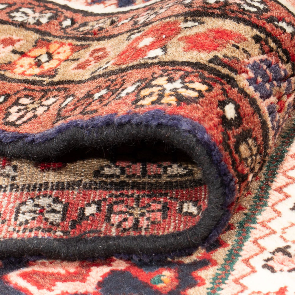 Alfombra de pasillo Alfombra persa - Nómada - 310 x 112 cm - azul oscuro