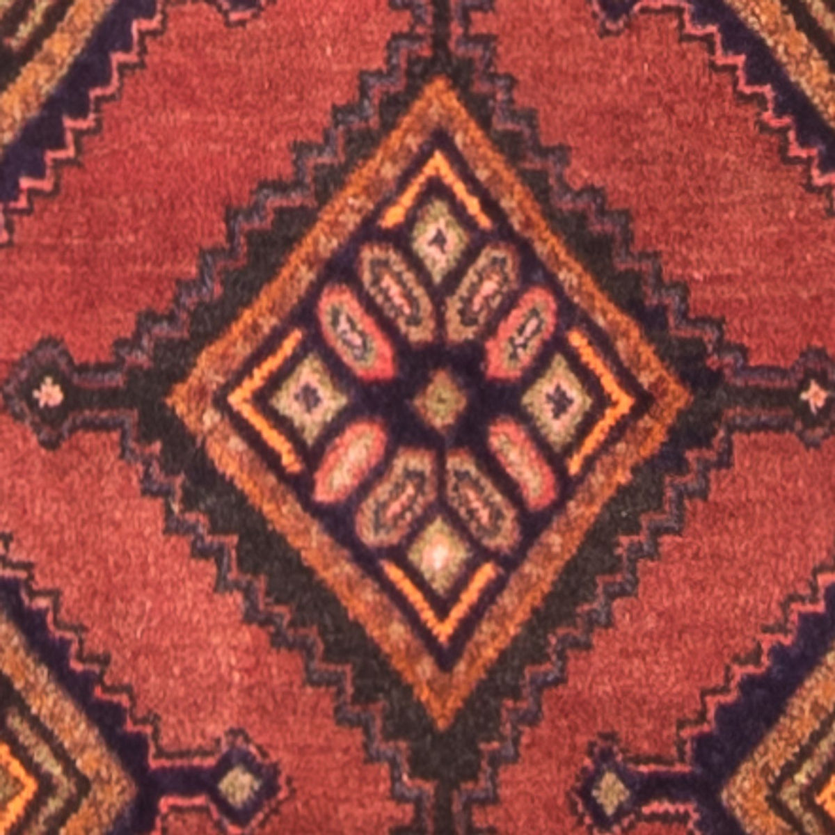 Alfombra de pasillo Alfombra persa - Nómada - 280 x 98 cm - rojo