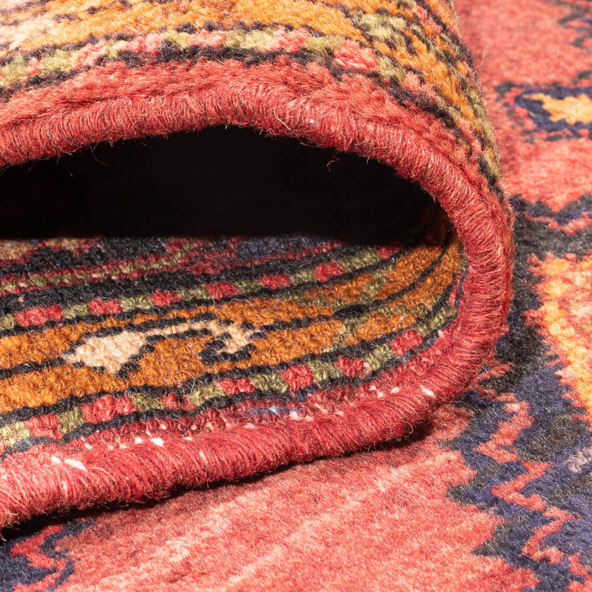 Alfombra de pasillo Alfombra persa - Nómada - 280 x 98 cm - rojo