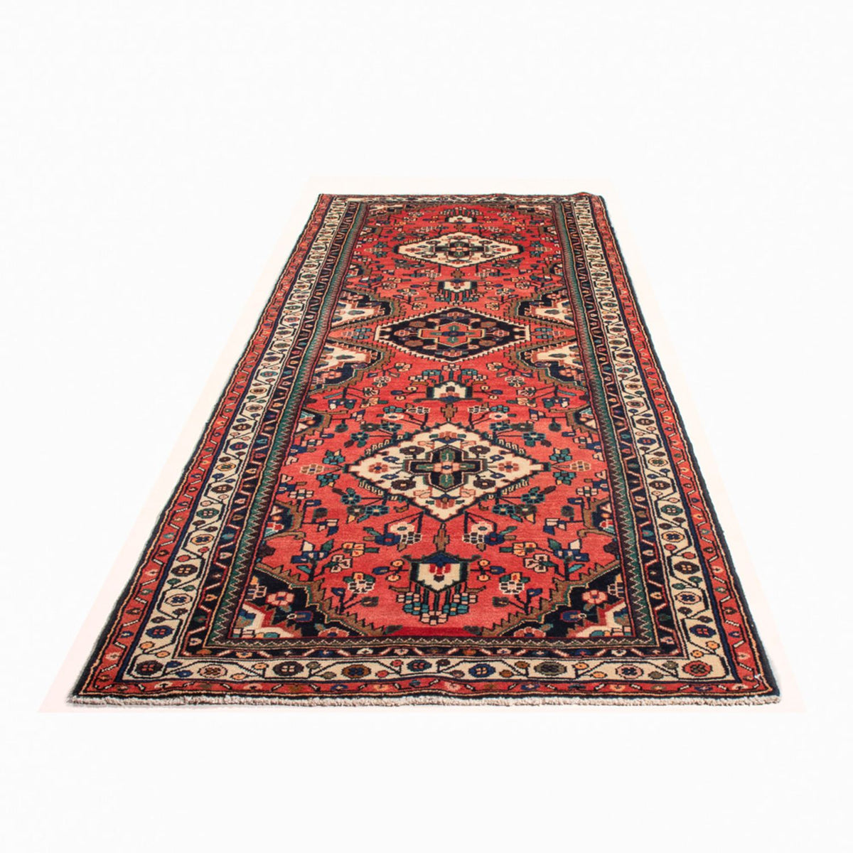 Alfombra de pasillo Alfombra persa - Nómada - 336 x 111 cm - rojo