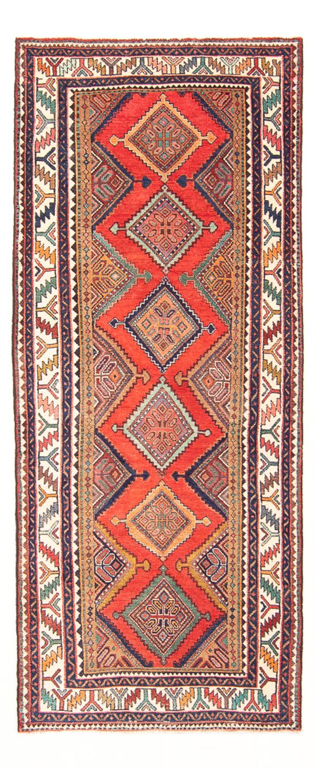 Alfombra de pasillo Alfombra persa - Nómada - 277 x 108 cm - rojo