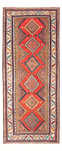 Alfombra de pasillo Alfombra persa - Nómada - 277 x 108 cm - rojo