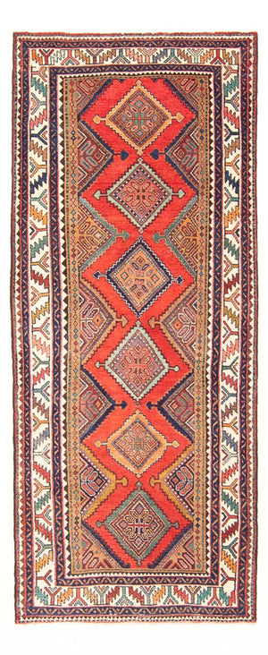Alfombra de pasillo Alfombra persa - Nómada - 277 x 108 cm - rojo