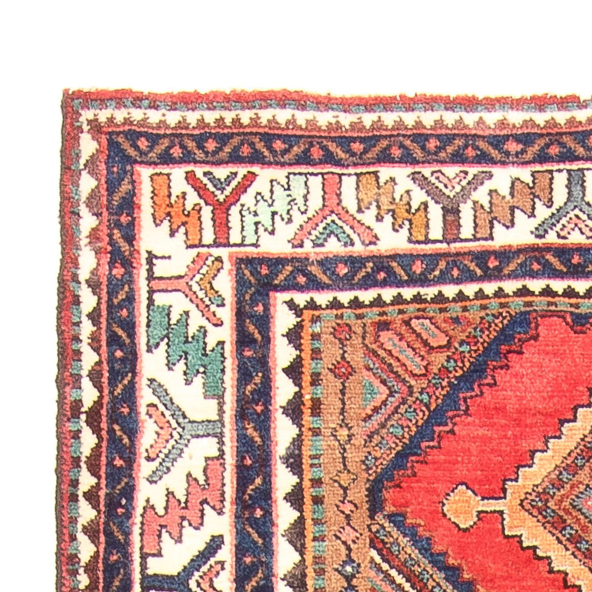 Alfombra de pasillo Alfombra persa - Nómada - 277 x 108 cm - rojo