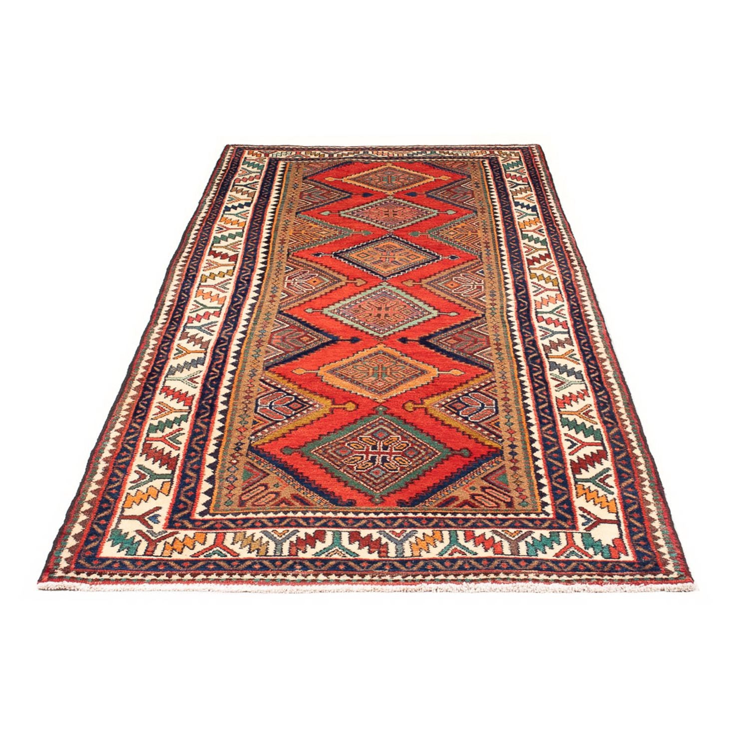 Alfombra de pasillo Alfombra persa - Nómada - 277 x 108 cm - rojo