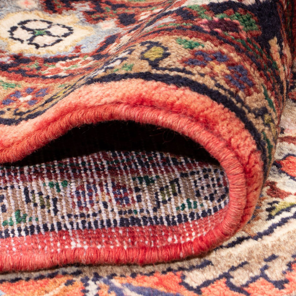 Alfombra de pasillo Alfombra persa - Nómada - 314 x 110 cm - rojo