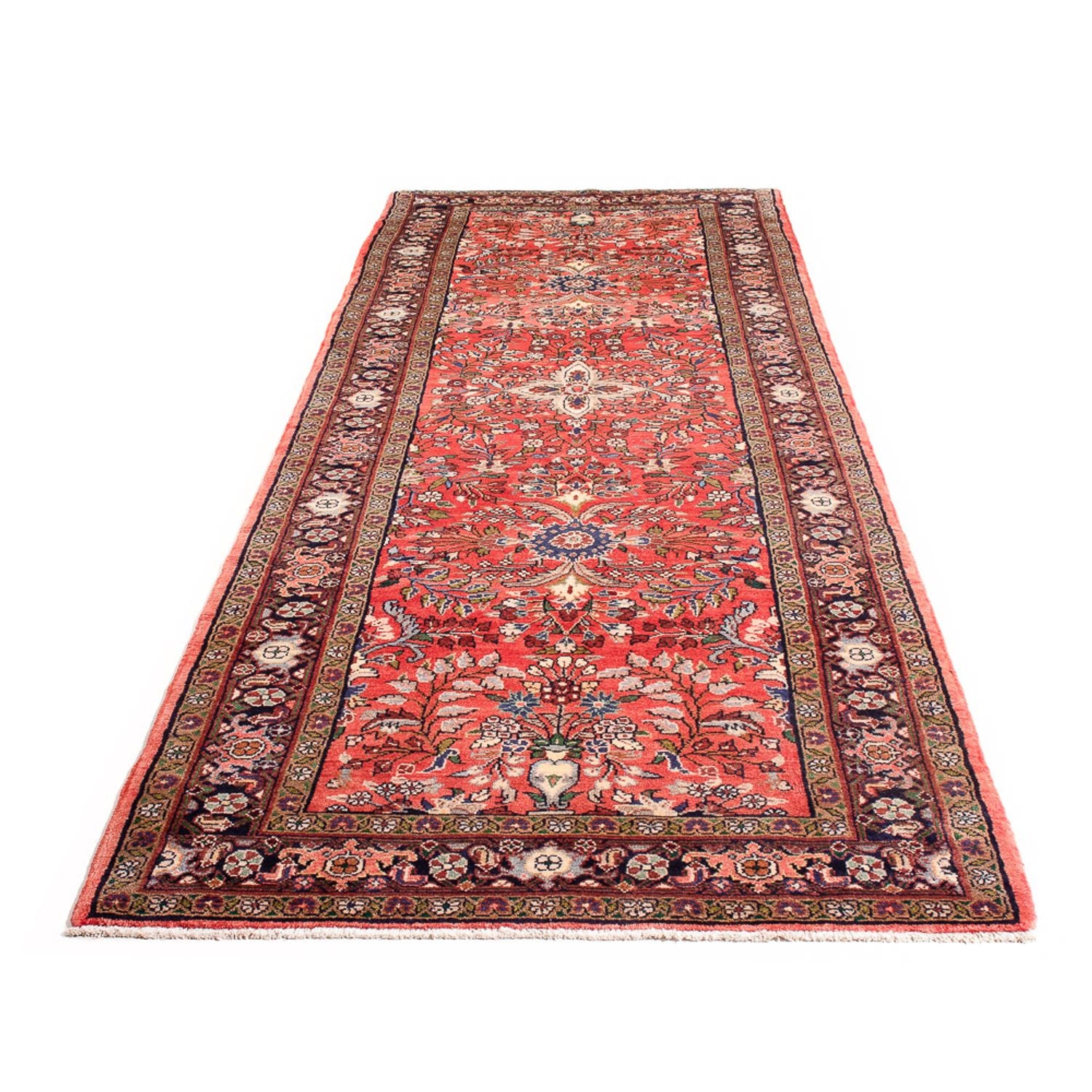 Alfombra de pasillo Alfombra persa - Nómada - 314 x 110 cm - rojo
