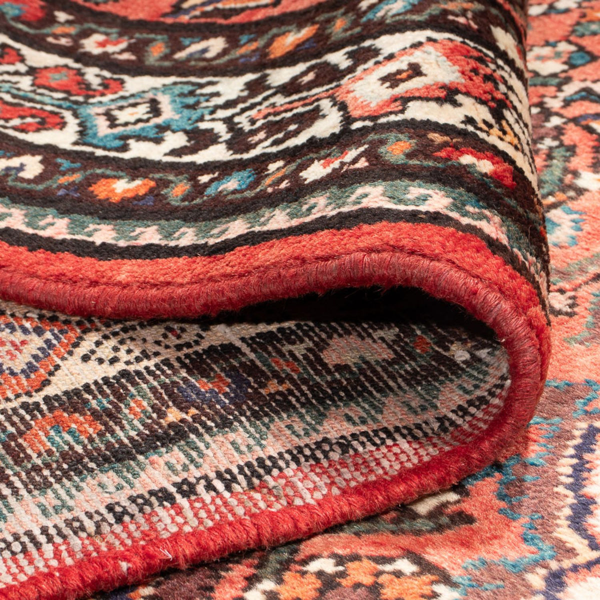 Alfombra de pasillo Alfombra persa - Nómada - 327 x 121 cm - rojo