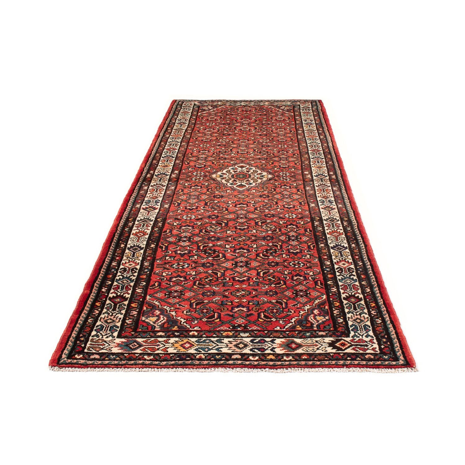 Alfombra de pasillo Alfombra persa - Nómada - 327 x 121 cm - rojo