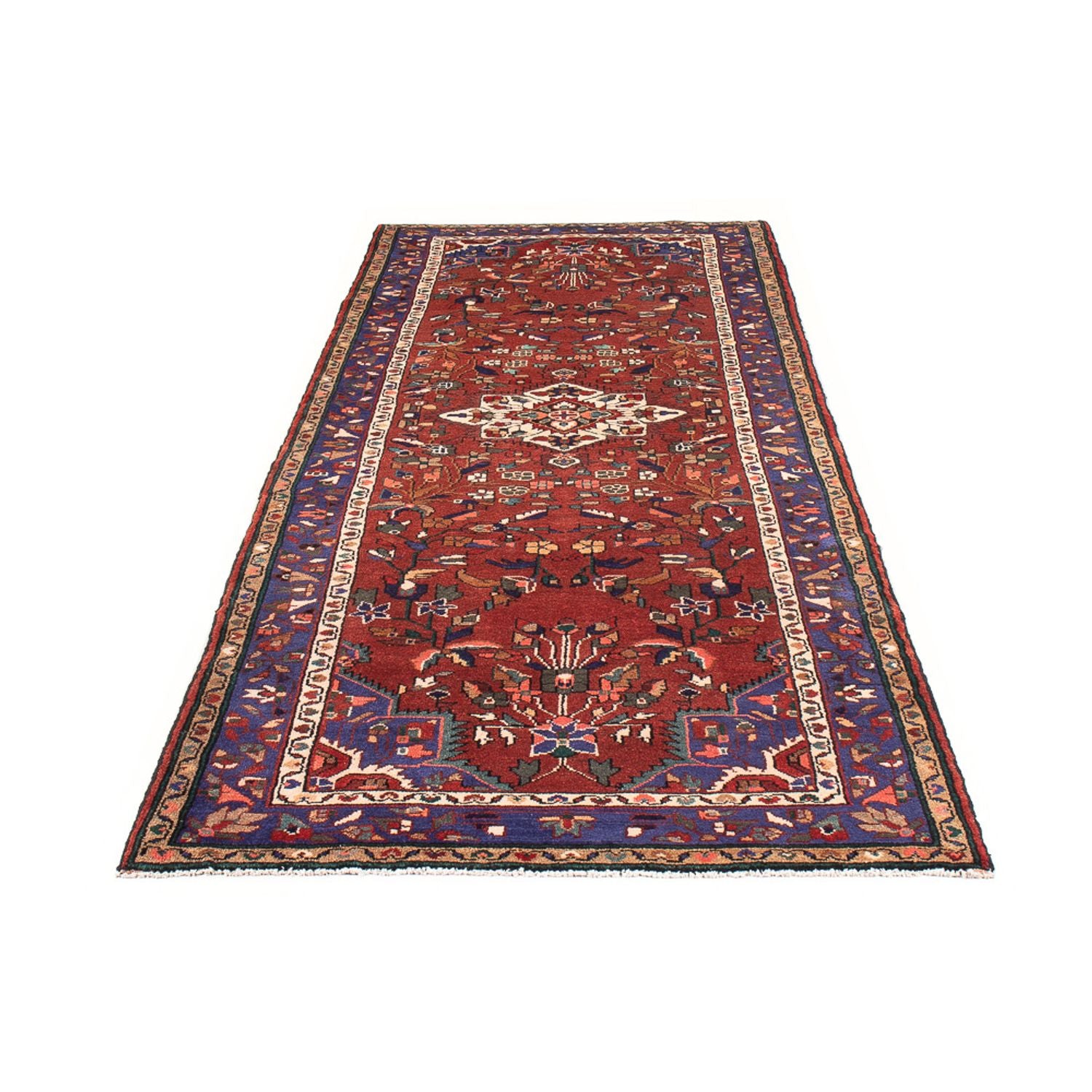 Alfombra de pasillo Alfombra persa - Nómada - 300 x 113 cm - rojo