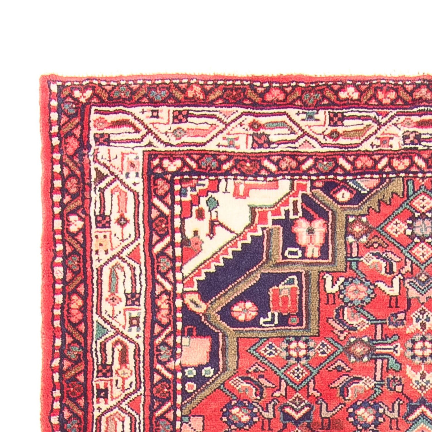 Alfombra de pasillo Alfombra persa - Nómada - 318 x 110 cm - rojo