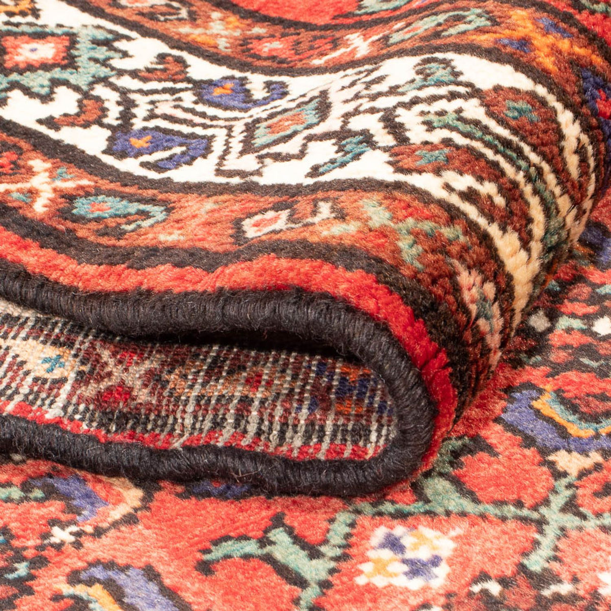 Alfombra de pasillo Alfombra persa - Nómada - 325 x 122 cm - rojo