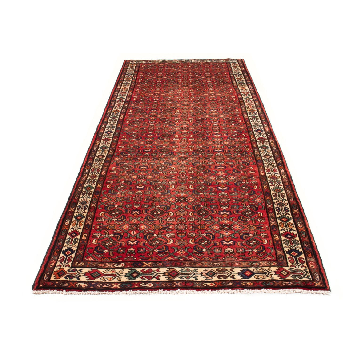 Alfombra de pasillo Alfombra persa - Nómada - 325 x 122 cm - rojo