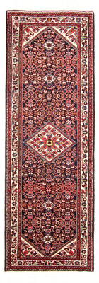 Alfombra de pasillo Alfombra persa - Nómada - 330 x 116 cm - azul oscuro