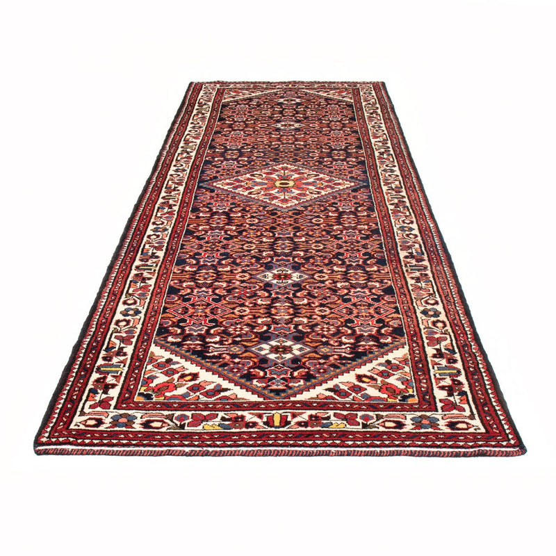Alfombra de pasillo Alfombra persa - Nómada - 330 x 116 cm - azul oscuro